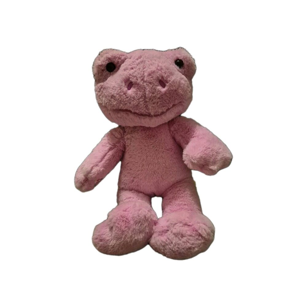 Build A Bear Pink Frog BAB Stuffed Animal 16" Spring 09/ 2021 Toad